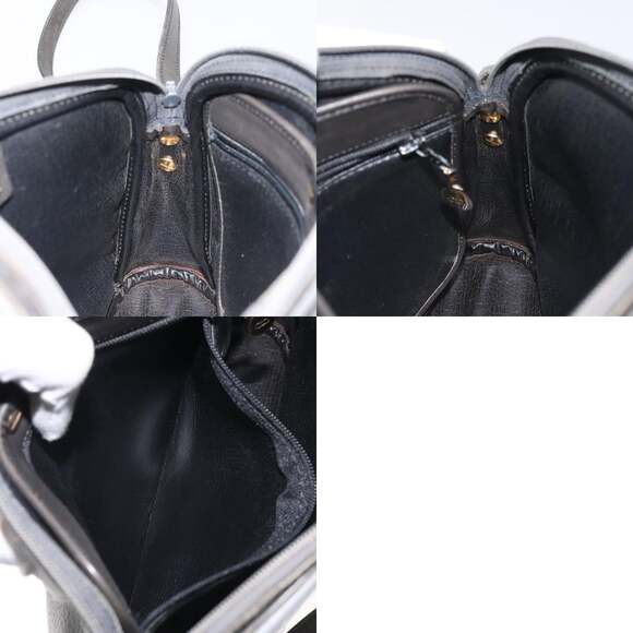 DIOR Shoulder Bag Leather Gray Gold - Picture 12 of 12